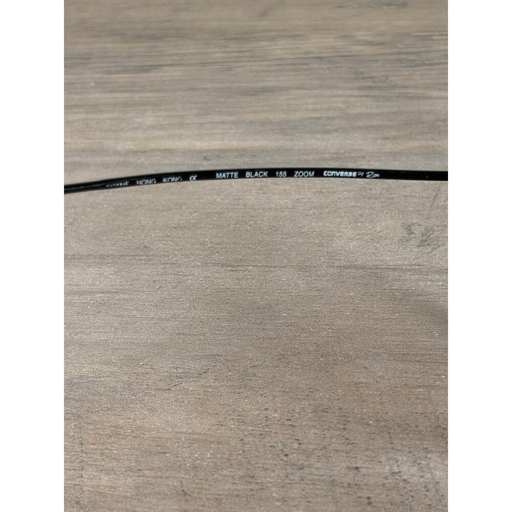 Converse by Ron Matte Black 185 49-19 Men's Eyeglass Frames- EUC - Picture 5 of 7